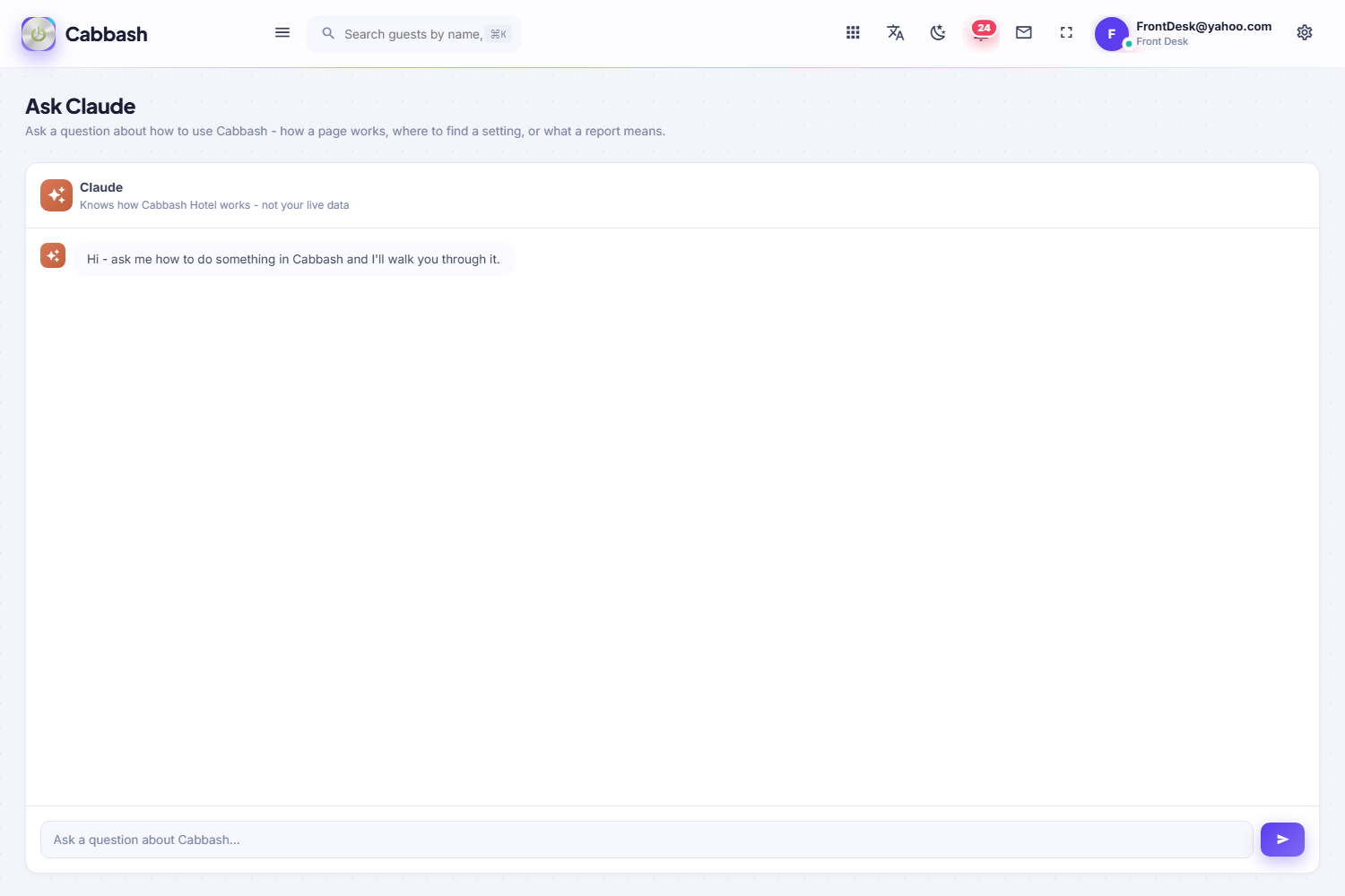 Ask Cabbash screenshot