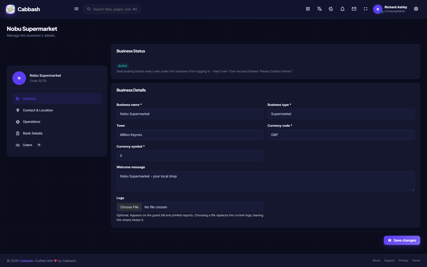 A Business Up Close screenshot