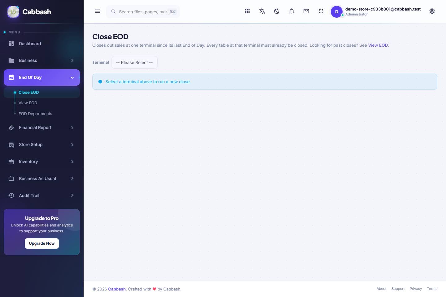 End of Day screenshot