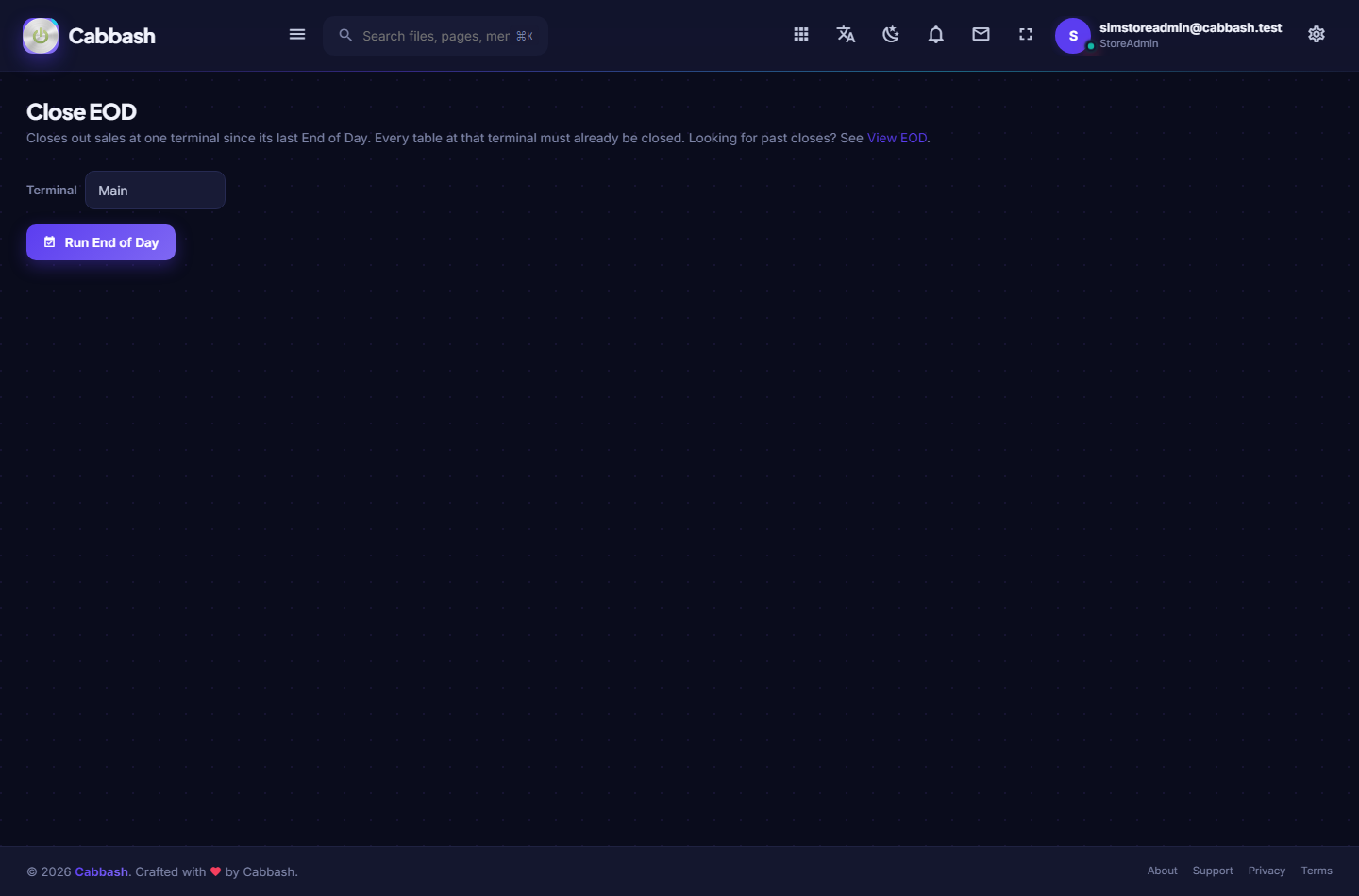 Closing The Day screenshot