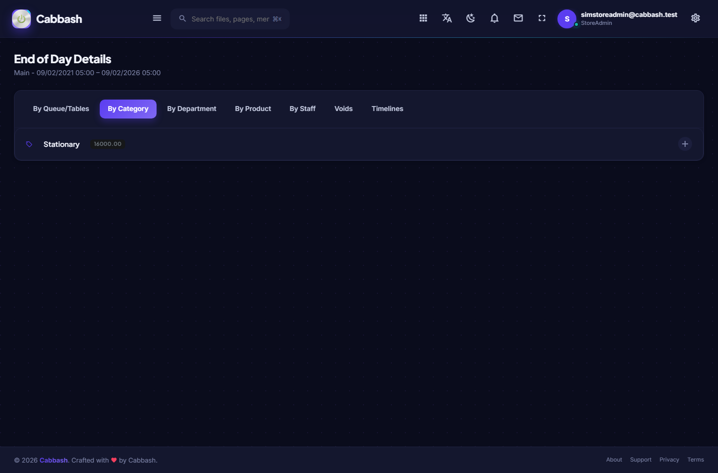 By Category screenshot