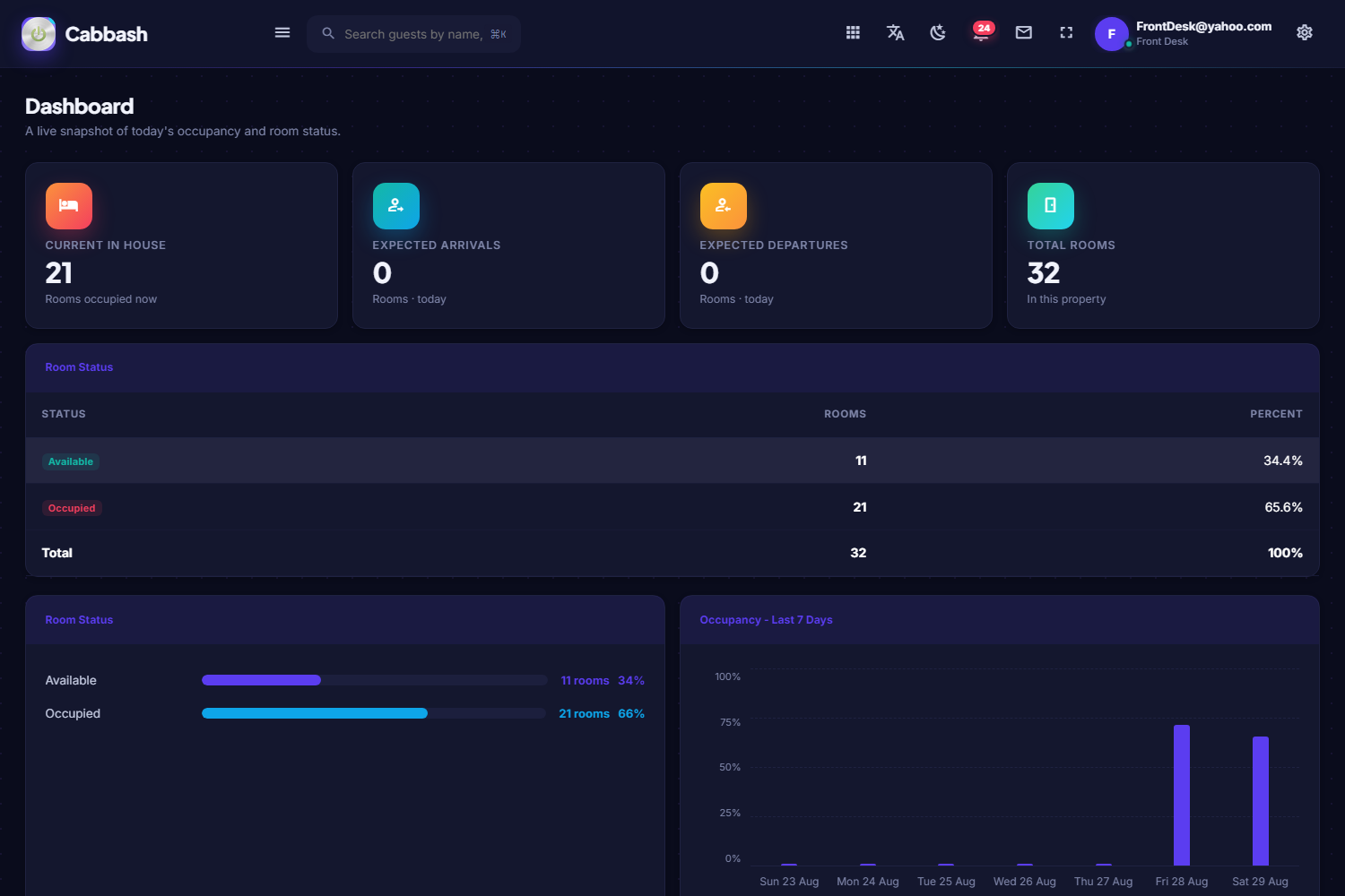 Dark Mode screenshot