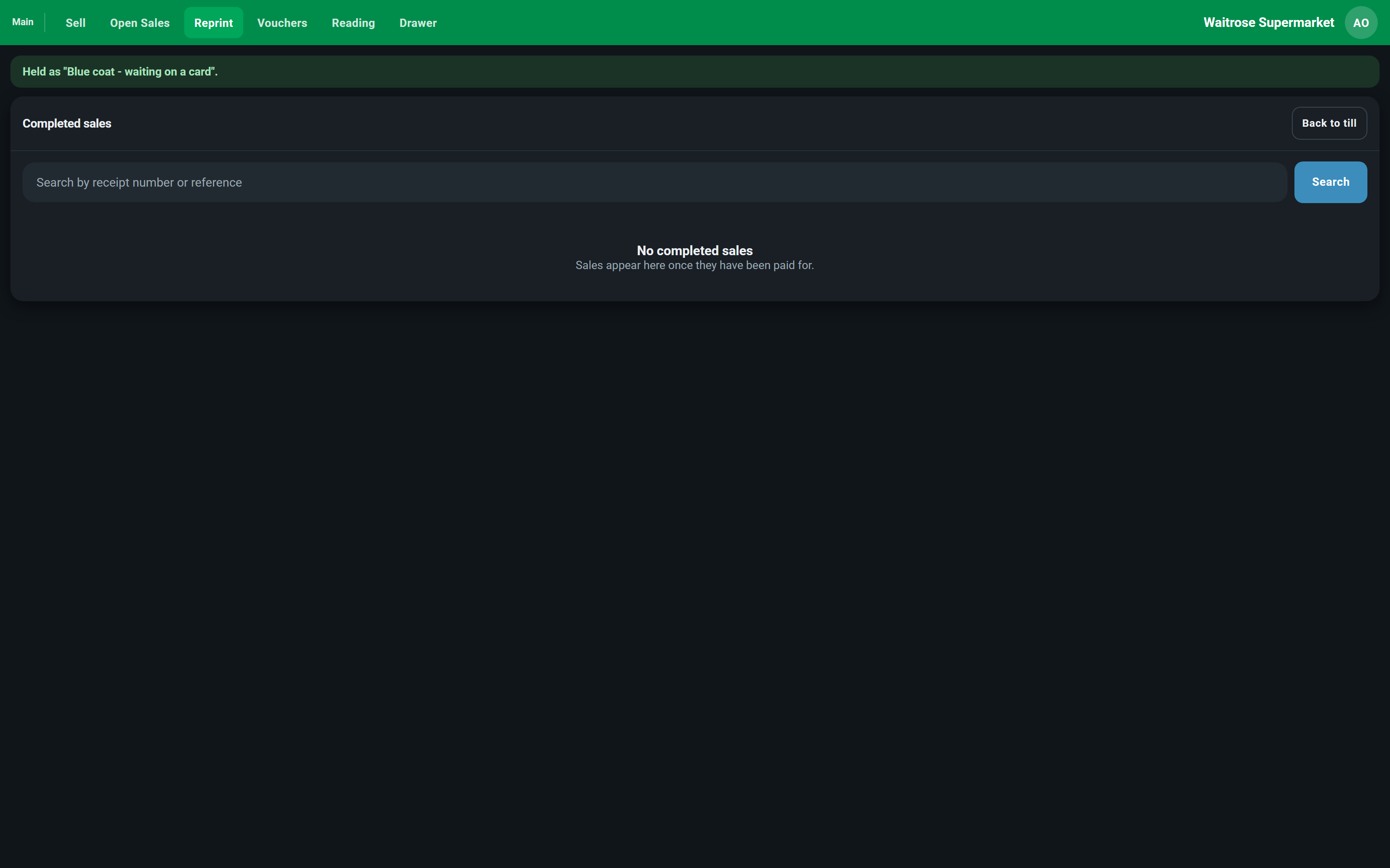 Reprint screenshot