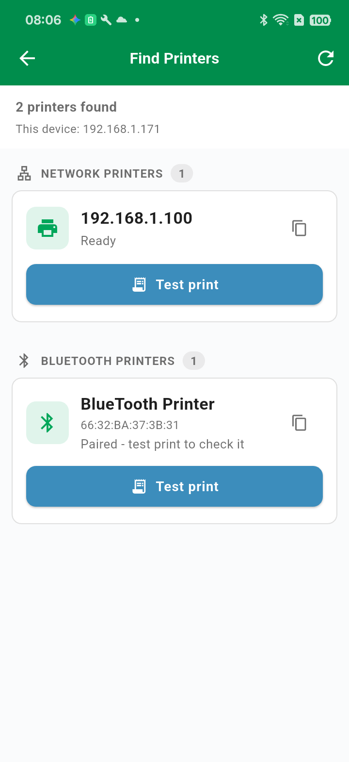 Every Printer On Site screenshot